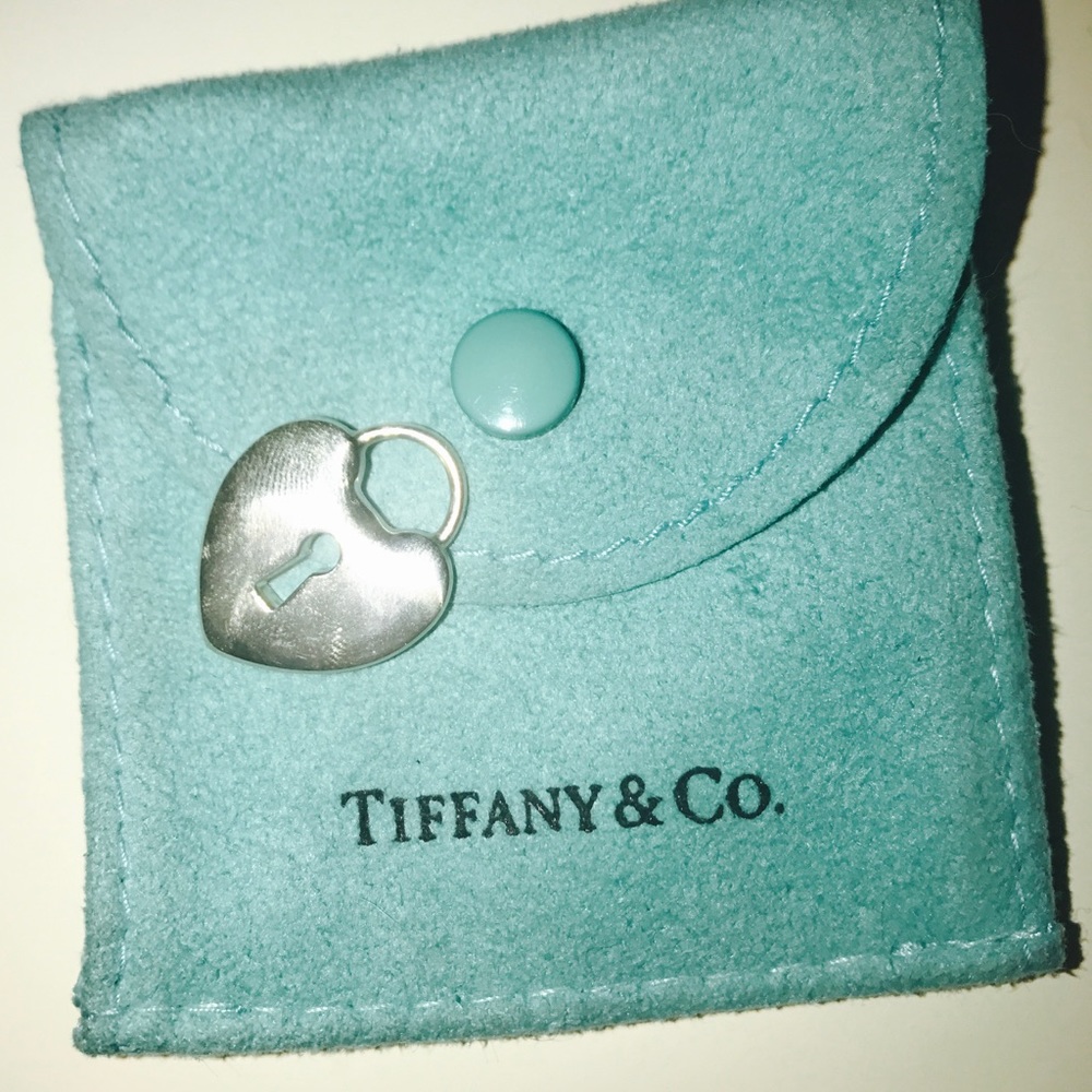 Tiffany & Co Sterling Silver Lock Heart Charm